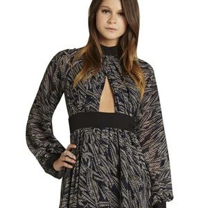 BCBGeneration Mock Neck Dress